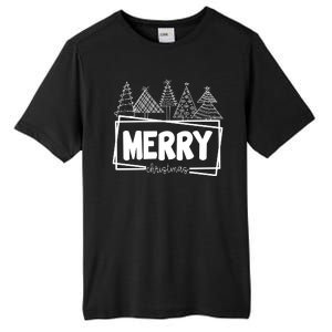 Merry Christmas Holiday Festive Tall Fusion ChromaSoft Performance T-Shirt