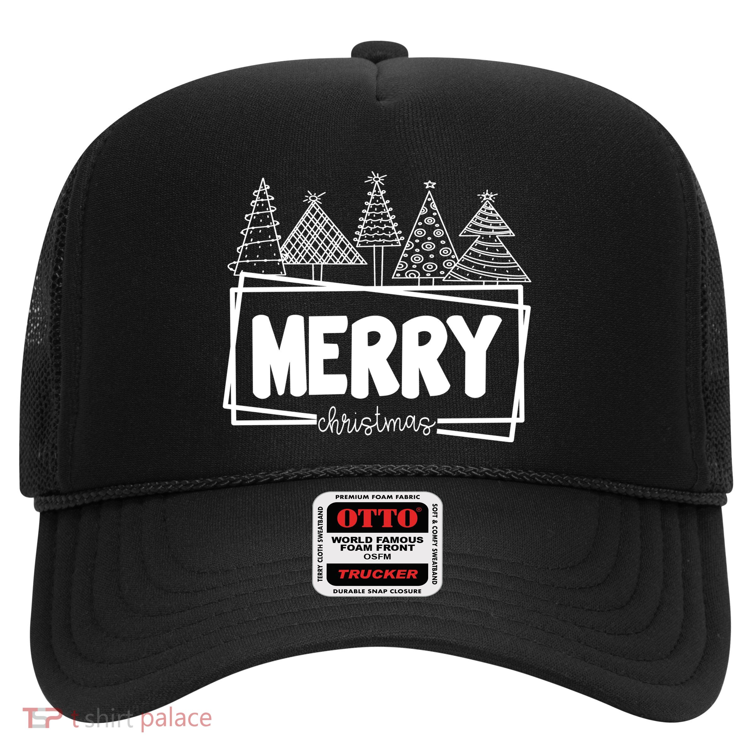 Merry Christmas Holiday Festive Trucker Hat