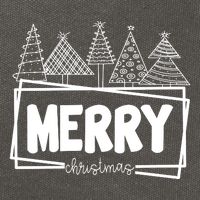 Merry Christmas Holiday Festive Cotton Canvas Backpack