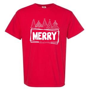 Merry Christmas Holiday Festive Garment-Dyed Heavyweight T-Shirt