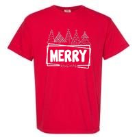 Merry Christmas Holiday Festive Garment-Dyed Heavyweight T-Shirt