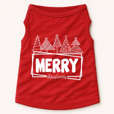 Merry Christmas Holiday Festive Doggie Tank