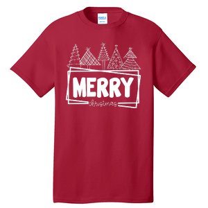 Merry Christmas Holiday Festive Tall T-Shirt