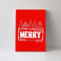 Merry Christmas Holiday Festive Canvas