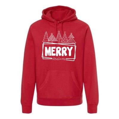 Merry Christmas Holiday Festive Premium Hoodie