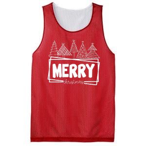 Merry Christmas Holiday Festive Mesh Reversible Basketball Jersey Tank