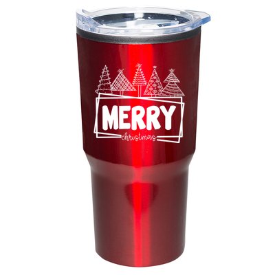 Merry Christmas Holiday Festive Tumbler