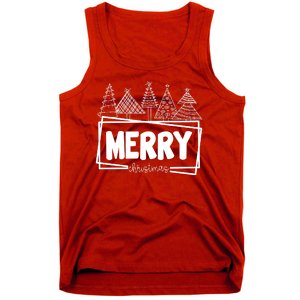 Merry Christmas Holiday Festive Tank Top