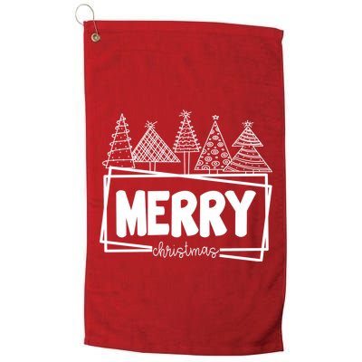 Merry Christmas Holiday Festive Golf Towel
