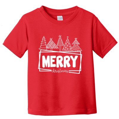 Merry Christmas Holiday Festive Toddler T-Shirt