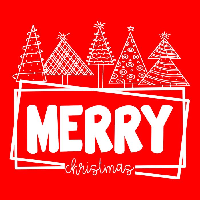 Merry Christmas Holiday Festive Zip Tote Bag