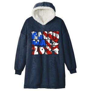 Michael Chabon Harris Walz 2024 Harris Walz Hooded Wearable Blanket