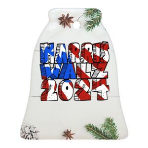 Michael Chabon Harris Walz 2024 Harris Walz Ceramic Bell Ornament