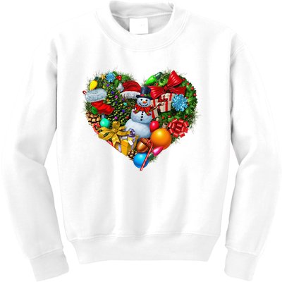 Merry Christmas Holiday Love Kids Sweatshirt