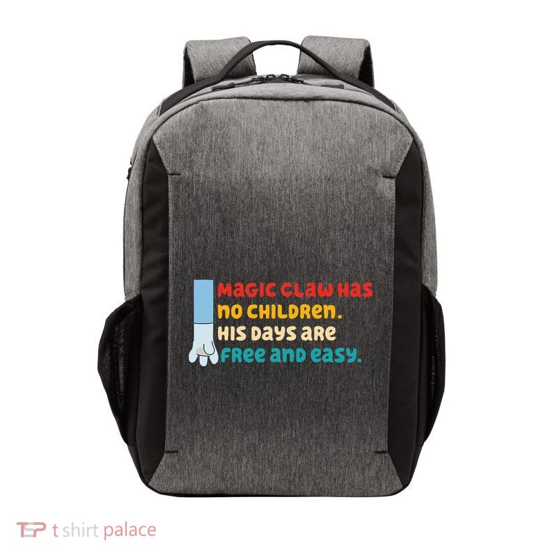 Magic Claw Has No Children His Days Are Free And Wasy Vector Backpack