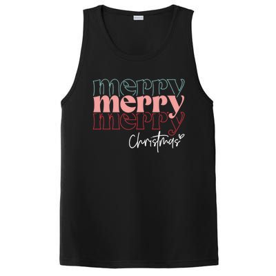 Merry Christmas Holiday Season Winter Vibes Christmas Gift PosiCharge Competitor Tank