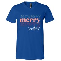 Merry Christmas Holiday Season Winter Vibes Christmas Gift V-Neck T-Shirt