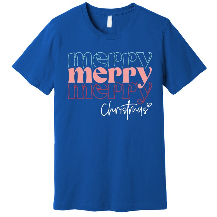 Merry Christmas Holiday Season Winter Vibes Christmas Gift Premium T-Shirt