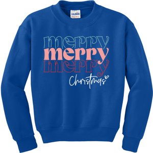 Merry Christmas Holiday Season Winter Vibes Christmas Gift Kids Sweatshirt