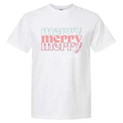 Merry Christmas Holiday Season Winter Vibes Christmas Gift Garment-Dyed Heavyweight T-Shirt