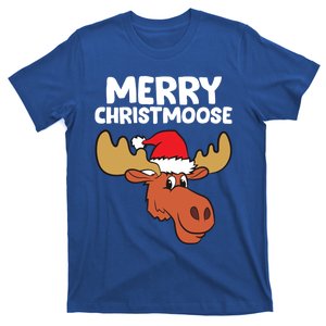 Moose Christmas Hat Moose Merry Christmoose Merry Christmas Meaningful Gift T-Shirt