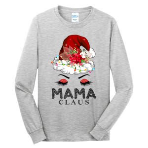 Mama Claus Hat Awesome Happy New Santa Claus Christmas Gift Tall Long Sleeve T-Shirt