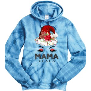 Mama Claus Hat Awesome Happy New Santa Claus Christmas Gift Tie Dye Hoodie