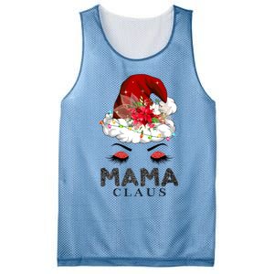 Mama Claus Hat Awesome Happy New Santa Claus Christmas Gift Mesh Reversible Basketball Jersey Tank