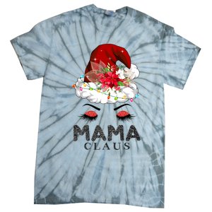 Mama Claus Hat Awesome Happy New Santa Claus Christmas Gift Tie-Dye T-Shirt