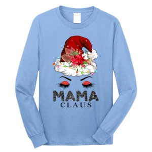 Mama Claus Hat Awesome Happy New Santa Claus Christmas Gift Long Sleeve Shirt