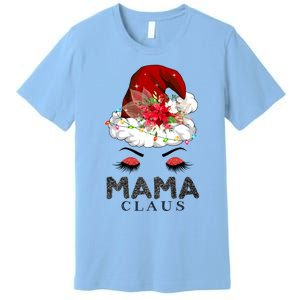 Mama Claus Hat Awesome Happy New Santa Claus Christmas Gift Premium T-Shirt