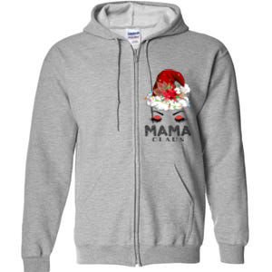 Mama Claus Hat Awesome Happy New Santa Claus Christmas Gift Full Zip Hoodie