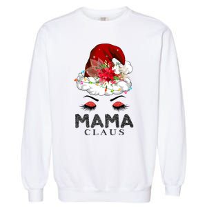 Mama Claus Hat Awesome Happy New Santa Claus Christmas Gift Garment-Dyed Sweatshirt