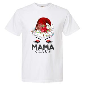 Mama Claus Hat Awesome Happy New Santa Claus Christmas Gift Garment-Dyed Heavyweight T-Shirt