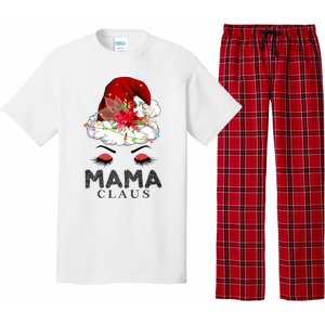 Mama Claus Hat Awesome Happy New Santa Claus Christmas Gift Pajama Set