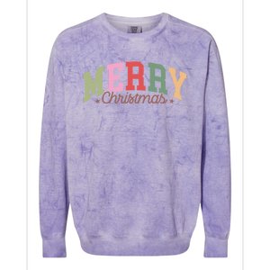 Merry Christmas Holiday Season Winter Vibes Christmas Meaningful Gift Colorblast Crewneck Sweatshirt