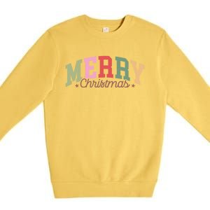 Merry Christmas Holiday Season Winter Vibes Christmas Meaningful Gift Premium Crewneck Sweatshirt