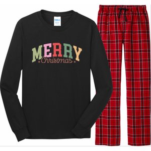 Merry Christmas Holiday Season Winter Vibes Christmas Meaningful Gift Long Sleeve Pajama Set