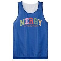 Merry Christmas Holiday Season Winter Vibes Christmas Meaningful Gift Mesh Reversible Basketball Jersey Tank