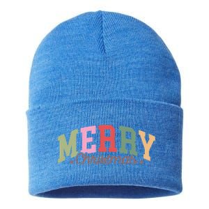 Merry Christmas Holiday Season Winter Vibes Christmas Meaningful Gift Sustainable Knit Beanie