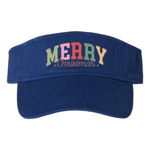 Merry Christmas Holiday Season Winter Vibes Christmas Meaningful Gift Valucap Bio-Washed Visor