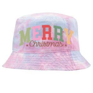 Merry Christmas Holiday Season Winter Vibes Christmas Meaningful Gift Tie-Dyed Bucket Hat