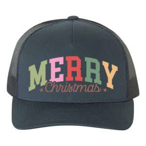 Merry Christmas Holiday Season Winter Vibes Christmas Meaningful Gift Yupoong Adult 5-Panel Trucker Hat