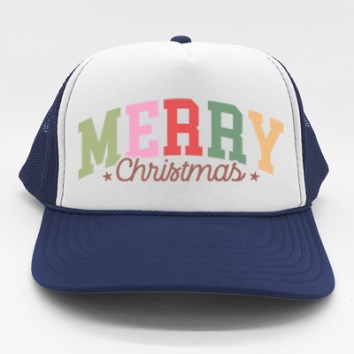 Merry Christmas Holiday Season Winter Vibes Christmas Meaningful Gift Trucker Hat