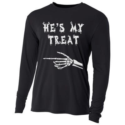 Matching Couples Halloween Outfit His And Hers Funny Costume Cooling Performance Long Sleeve Crew