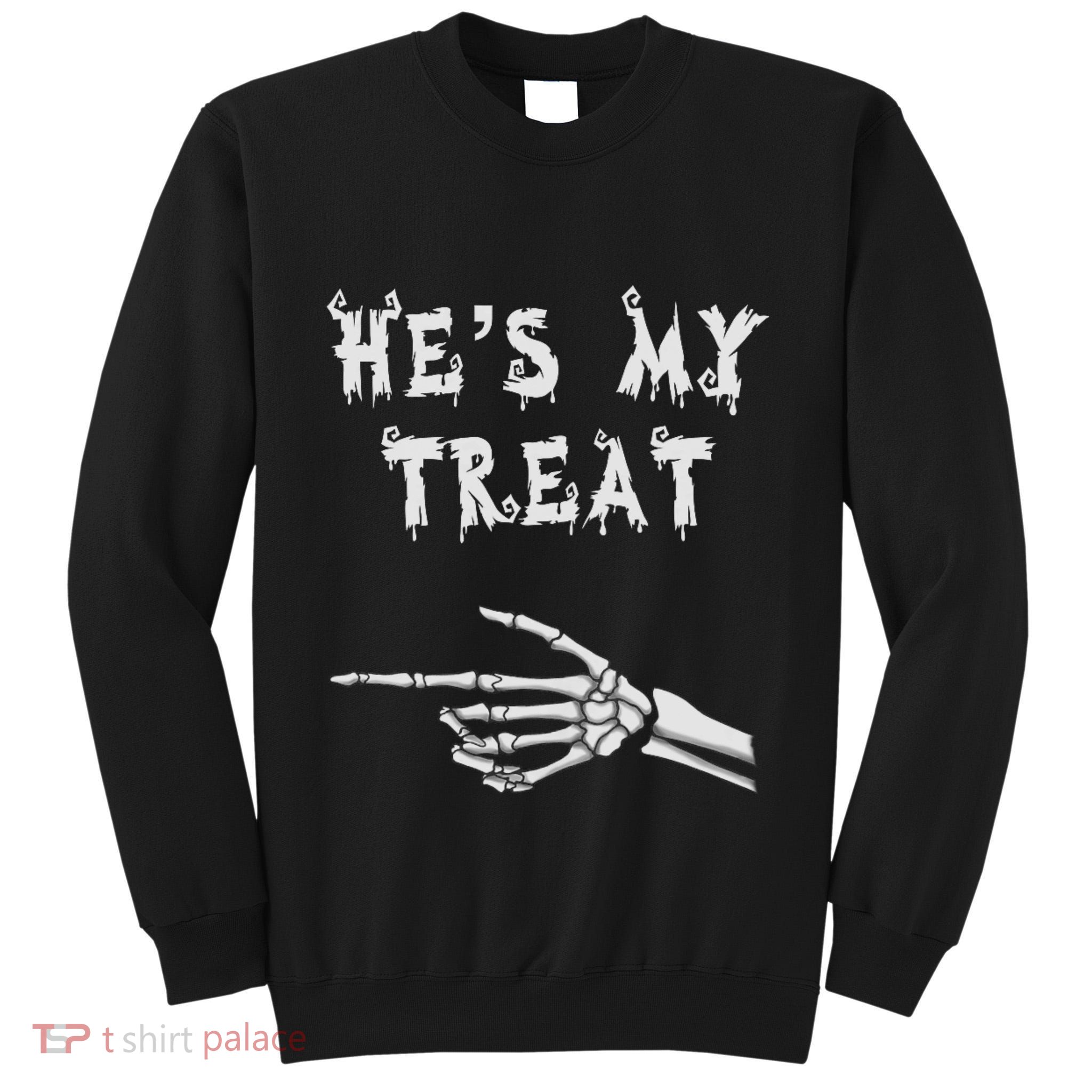 Matching Couples Halloween Outfit His And Hers Funny Costume Tall Sweatshirt