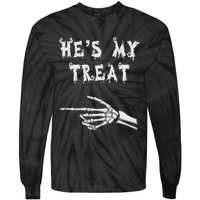 Matching Couples Halloween Outfit His And Hers Funny Costume Tie-Dye Long Sleeve Shirt