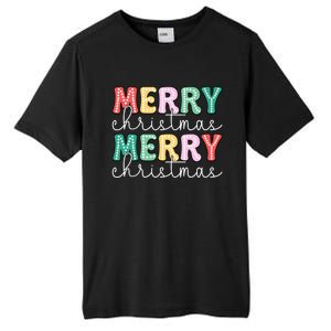 Merry Christmas Holiday Winter Vibes Christmas Gift Tall Fusion ChromaSoft Performance T-Shirt