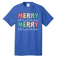 Merry Christmas Holiday Winter Vibes Christmas Gift Tall T-Shirt