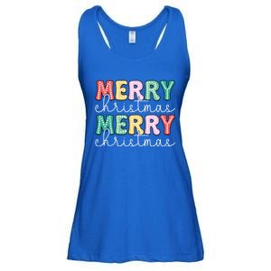 Merry Christmas Holiday Winter Vibes Christmas Gift Ladies Essential Flowy Tank